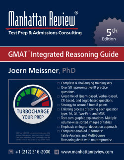GMAT Integrated Reasoning Guide